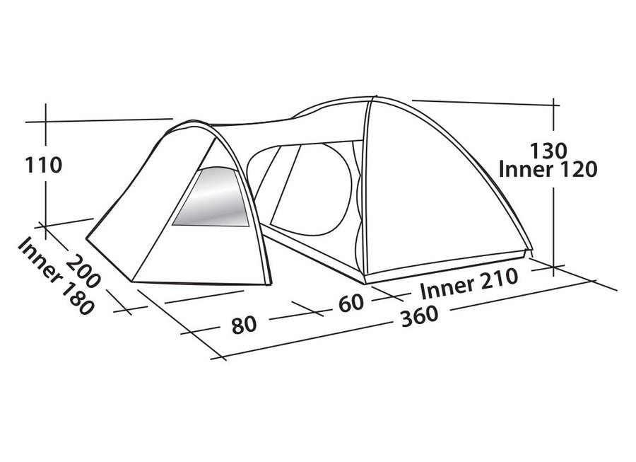 Oase Outdoors Easy Camp Eclipse 300 Tent